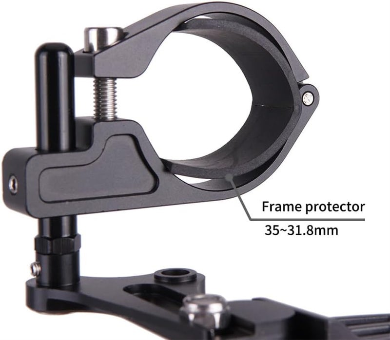 Gaderth Chain Guide Mountain Bike, 7075 Aluminium Alloy MTB Chain Guide, Strong Bicycle Chain Guard Protector, Mount Chainring Guard Get Adjusted To The Correct Position for Most Bicycle Road Bike BMX gold - Image 3
